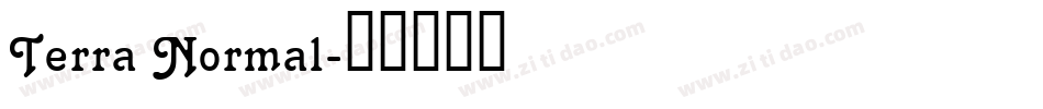 Terra Normal字体转换